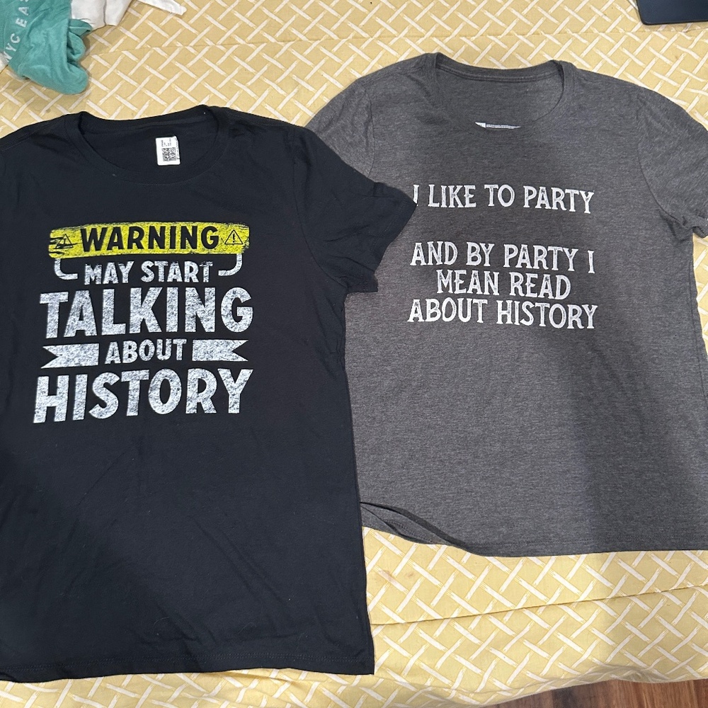 2 Set "Warning may start talking about history" and "I like to party and by part